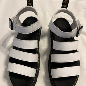 Dr Martens white sandals size 9